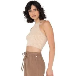 Rusty Aura Halter Knit Crop Top - Womens