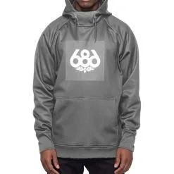 686 Bonded FLC Pullover Hoodie -Rossignol Shop 2023 mns bonded flc pullover hoody gry M2WCST06 GRY 2
