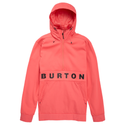Burton Crown Weatherproof Performance Fleece Pullover -Rossignol Shop BurtonCrownWeatherproofPerformancePullover Corallium 2023 1