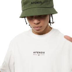Afends Calico - Recycled Retro Fit Tee -Rossignol Shop CalicoRecycledTee white 2