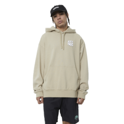 Afends Choose Life - Recycled Pull On Hood -Rossignol Shop ChooseLifeHood cement