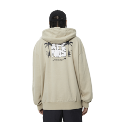 Afends Choose Life - Recycled Pull On Hood -Rossignol Shop ChooseLifeHood cement 2