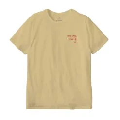 Brixton Good Time S/S Tee -Rossignol Shop GOODTIMESSTAILOREDTEESTRAW