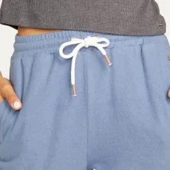 Volcom Lil Fleece Pant - Womens -Rossignol Shop LivedinLoungeFleecePants WashedBlue 2