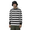 Afends Needle - Recycled Stripe Long Sleeve Tee Stripe -Rossignol Shop NeedleLS blk