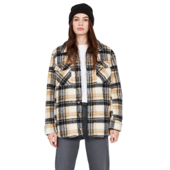 Volcom Silent Sherpa Jacket - Womens -Rossignol Shop SilentSherpa hazelnut