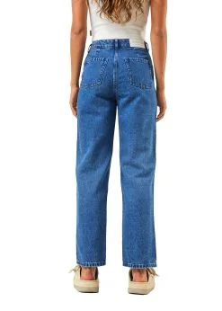 Afends Shelby - Hemp Denim Wide Leg Jean Long - Womens -Rossignol Shop W220454 ABU 0250