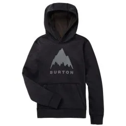 Burton Kids Oak Pullover Hoodie - Kids -Rossignol Shop oakpulloverkids Blkhthr